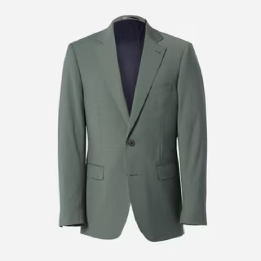 Alton Lane single breasted sage suit jacket and pant. Worn 1x 44L 38x32